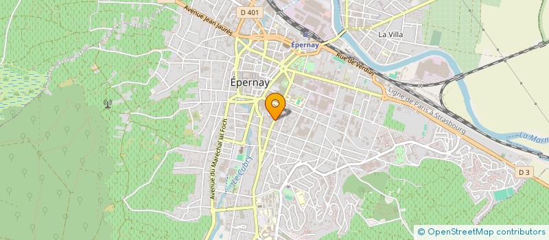 localisation de l'entreprise DEMEURES ET TRADITIONS  EPERNAY