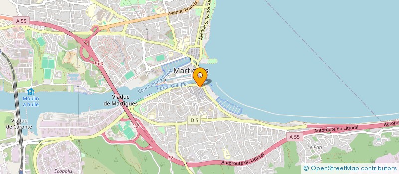 localisation de l'entreprise DEMEURES PROVENCALES  MARTIGUES