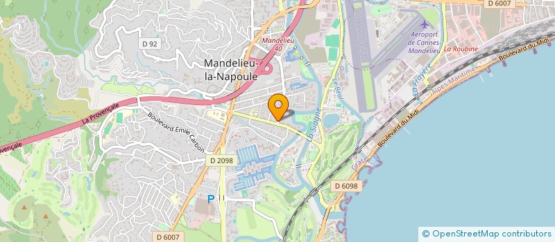 localisation de l'entreprise DEMEURES PROVENCALES à MANDELIEU-LA-NAPOULE