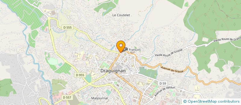 localisation de l'entreprise DEMEURES PROVENCALES à DRAGUIGNAN
