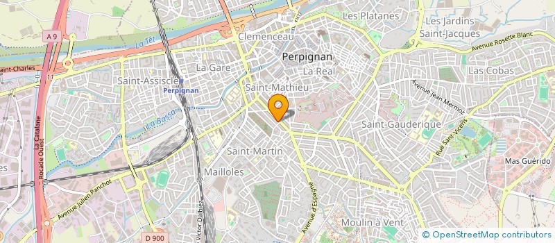 localisation de l'entreprise DEMEURES PYRENEENNES à PERPIGNAN