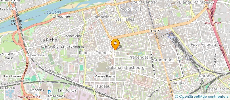 localisation de l'entreprise DEMEURES REGIONALES DE FRANCE à TOURS