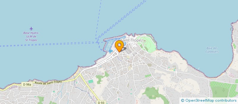 localisation de l'entreprise DEMEURES TROPEZIENNES à SAINT TROPEZ