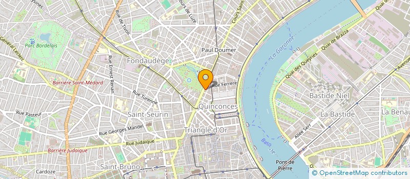 localisation de l'entreprise DEMEURES & VIGNOBLES  BORDEAUX