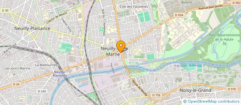 localisation de l'entreprise DEMEURIAL IMMOBILIER à NEUILLY-SUR-MARNE
