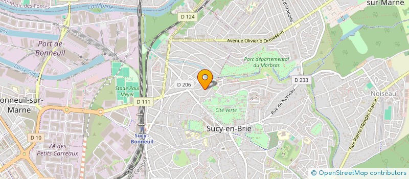 localisation de l'entreprise DEMEVAL à SUCY-EN-BRIE