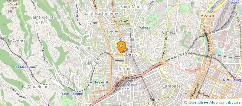 localisation de l'entreprise DEMEX DEMENAGEMENTS EXPRESS à NICE