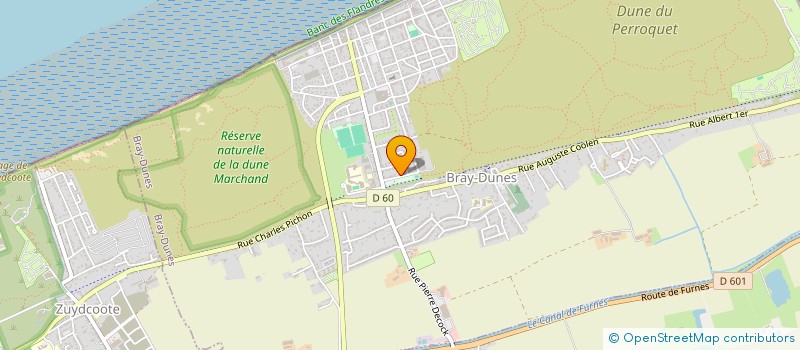 localisation de l'entreprise DEMEYERE  BRAY-DUNES