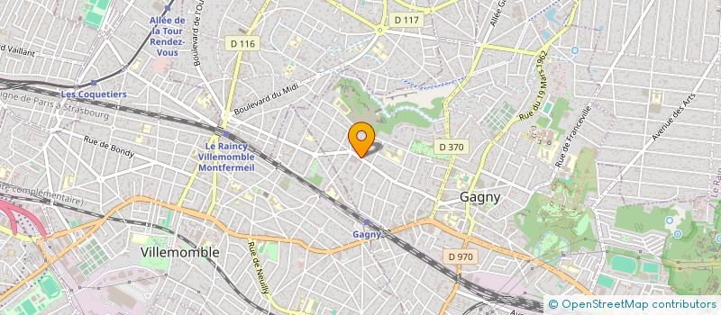 localisation de l'entreprise DEMEZ à GAGNY