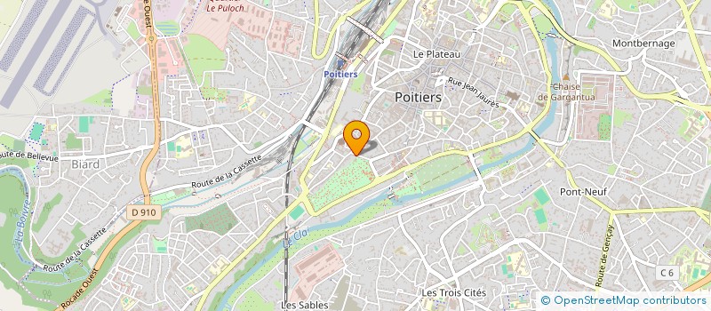 localisation de l'entreprise DEMFA SECURITE  POITIERS