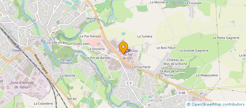 localisation de l'entreprise DEMGY ATLANTIQUE à GETIGNE