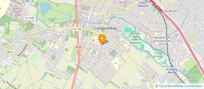 localisation de l'entreprise DEMI à LONGJUMEAU