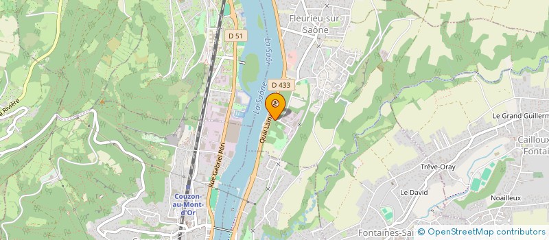 localisation de l'entreprise DEMI  FLEURIEU-SUR-SAONE