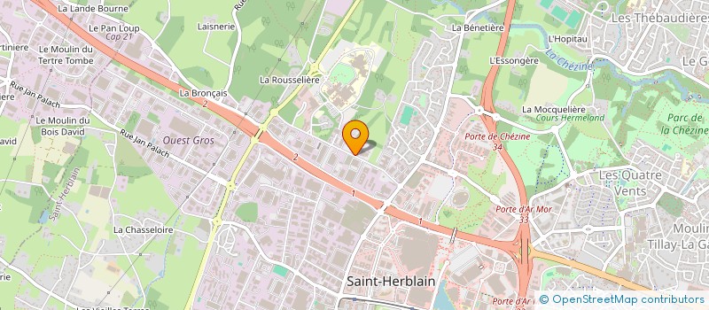 localisation de l'entreprise DEMI DE MELEE  SAINT-HERBLAIN