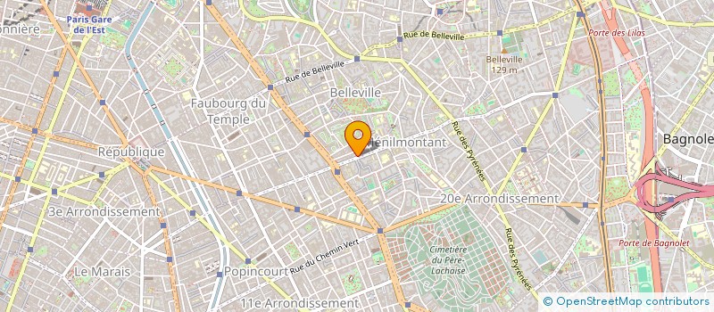 localisation de l'entreprise DEMI LUNE  PARIS