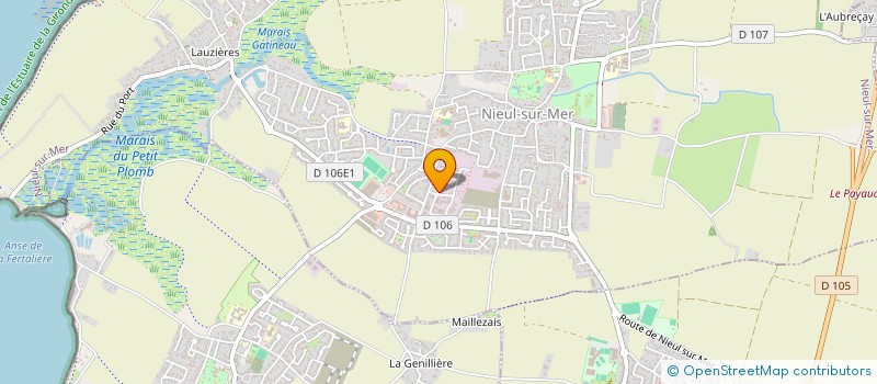 localisation de l'entreprise DEMI LUNE  NIEUL-SUR-MER