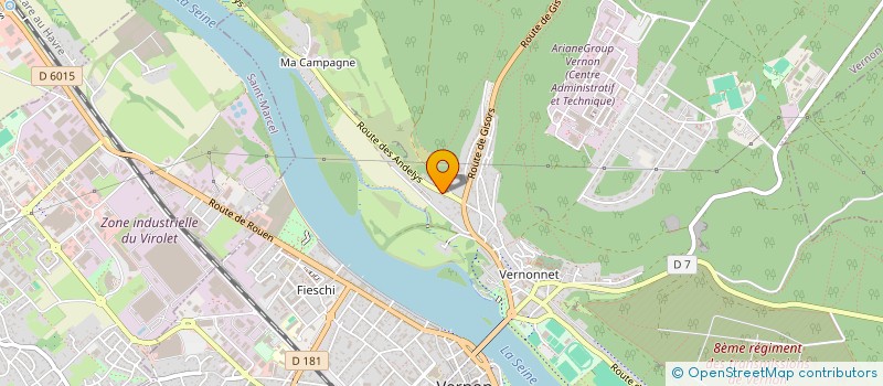 localisation de l'entreprise DEMI-PORTION  VERNON