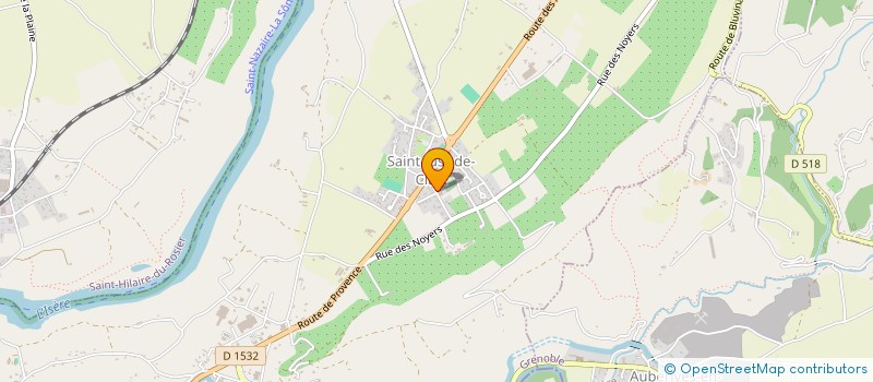 localisation de l'entreprise DEMI-SOUPIR  SAINT-JUST-DE-CLAIX