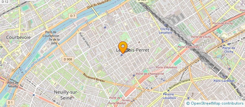 localisation de l'entreprise DEMIAS à LEVALLOIS-PERRET