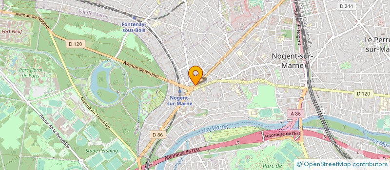 localisation de l'entreprise DEMICHELI DIFFUSION à NOGENT-SUR-MARNE
