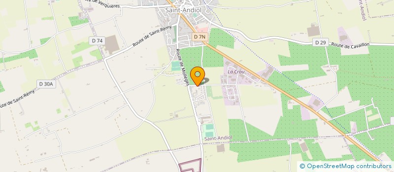 localisation de l'entreprise DEMICHELIS FRERES à SAINT-ANDIOL