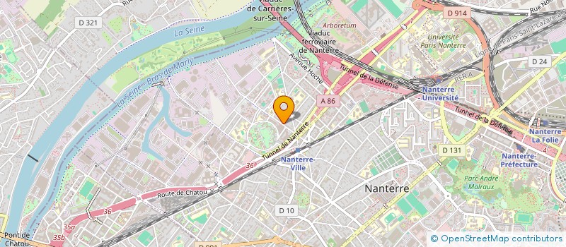 localisation de l'entreprise DEMILIEU  NANTERRE