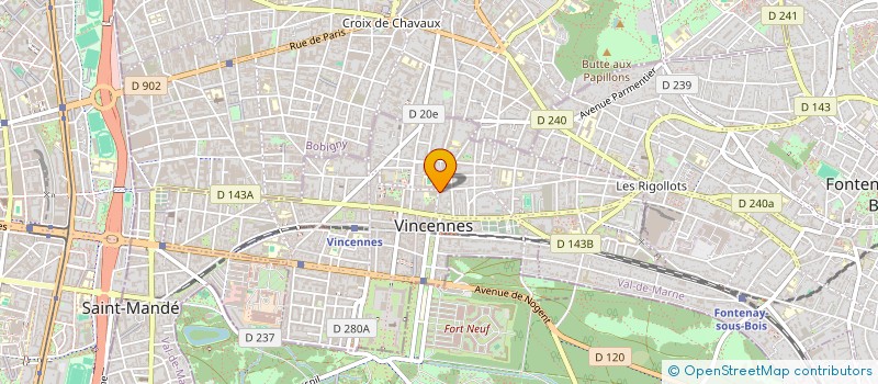 localisation de l'entreprise DEMIM à VINCENNES