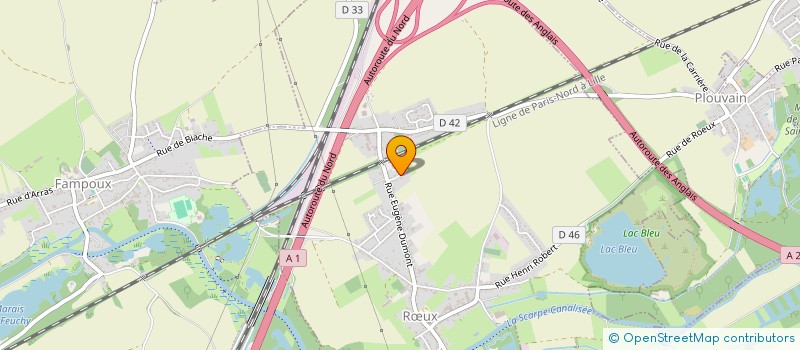 localisation de l'entreprise DEMIMMO  RUX