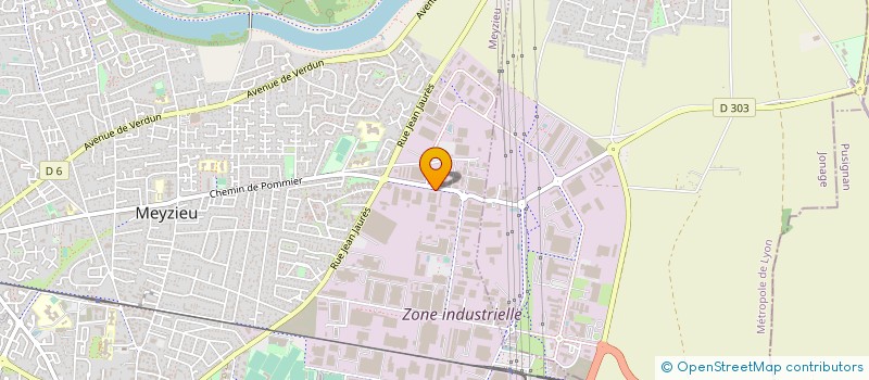 localisation de l'entreprise DEMINETEC  MEYZIEU