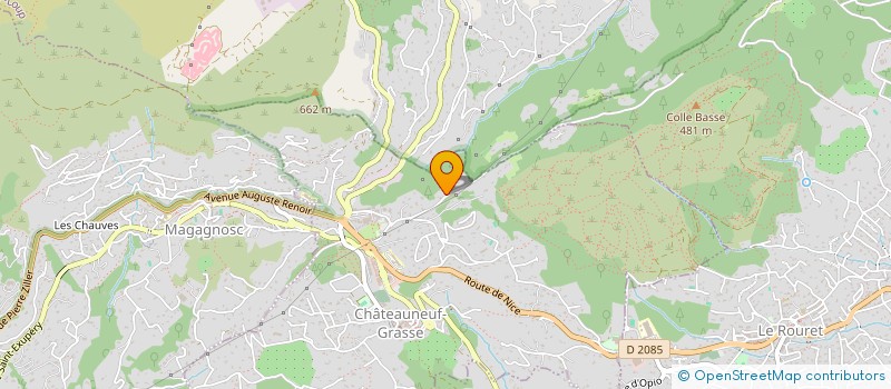 localisation de l'entreprise DEMINIAC PAYSAGES  CHATEAUNEUF-GRASSE