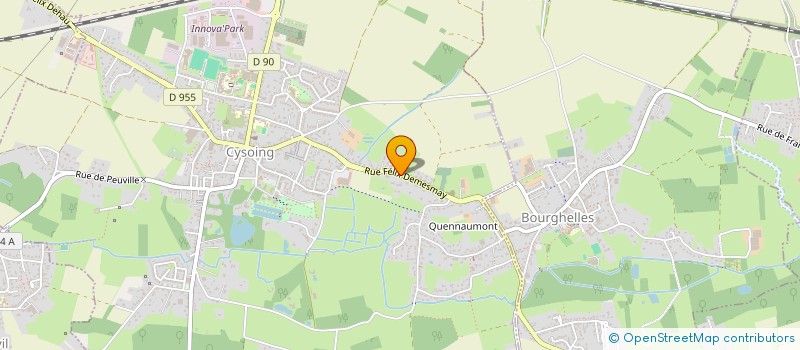 localisation de l'entreprise DEMINVEST  CYSOING