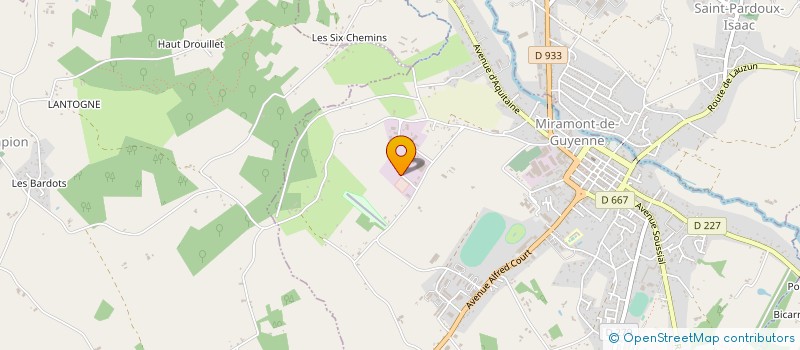 localisation de l'entreprise DEMIOS FER ET METAUX  MIRAMONT-DE-GUYENNE