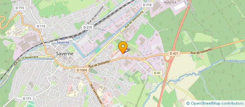 localisation de l'entreprise DEMIR à SAVERNE