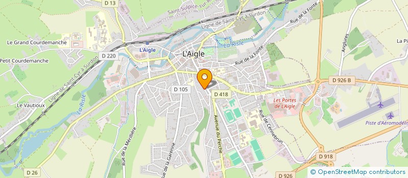 localisation de l'entreprise DEMIRAY ELECTRICITE GENERALE à L'AIGLE