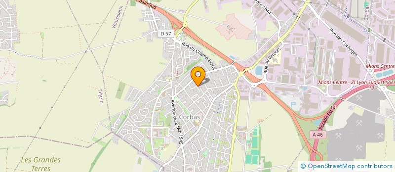 localisation de l'entreprise DEMIRCI à CORBAS