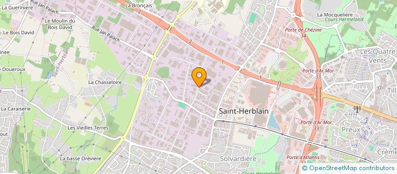 localisation de l'entreprise DEMIROK à SAINT-HERBLAIN