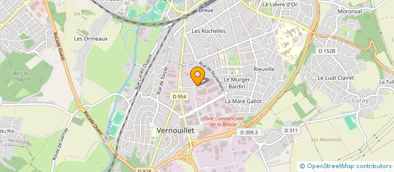 localisation de l'entreprise DEMISOL à VERNOUILLET