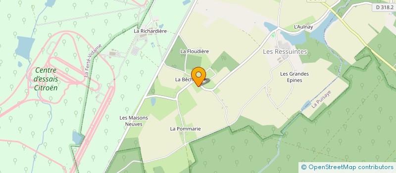 localisation de l'entreprise DEMJAY à LES RESSUINTES