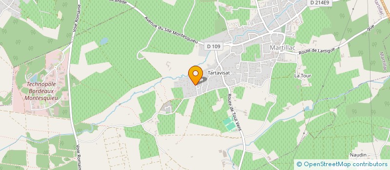 localisation de l'entreprise DEMLAT  MARTILLAC