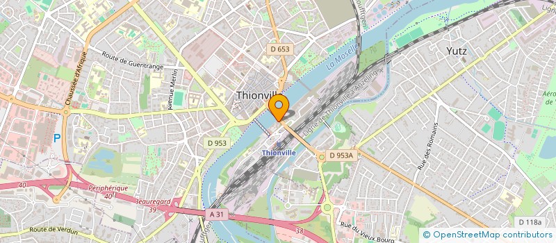 localisation de l'entreprise DEMMERLE SCI à THIONVILLE