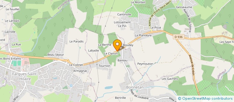 localisation de l'entreprise DEMMI  BONNETAN