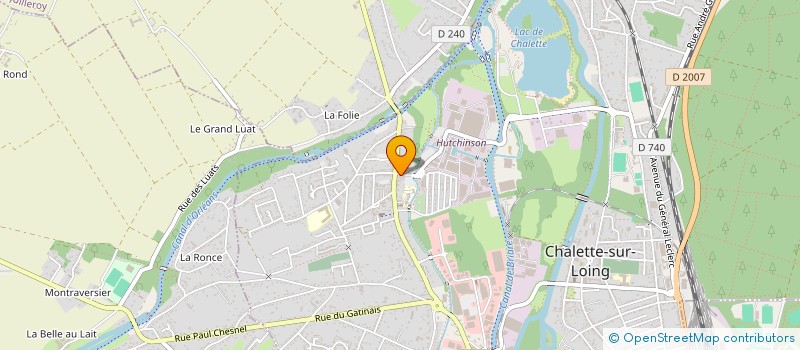 localisation de l'entreprise DEMNATE  CHALETTE-SUR-LOING