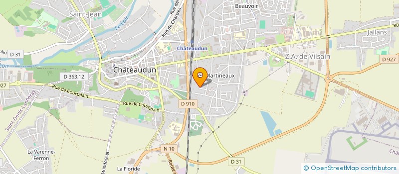 localisation de l'entreprise DEMO à CHATEAUDUN