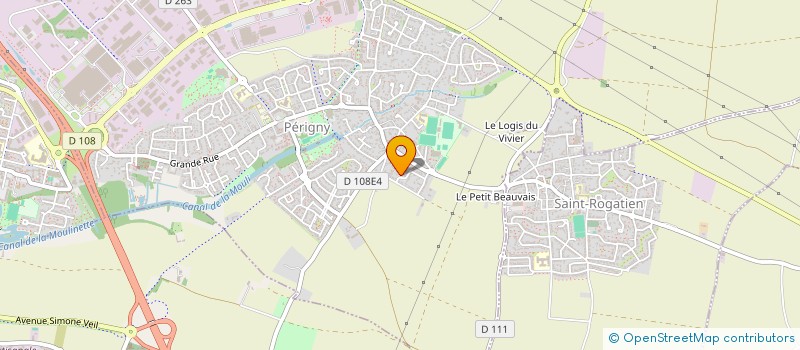 localisation de l'entreprise DEMO  PERIGNY