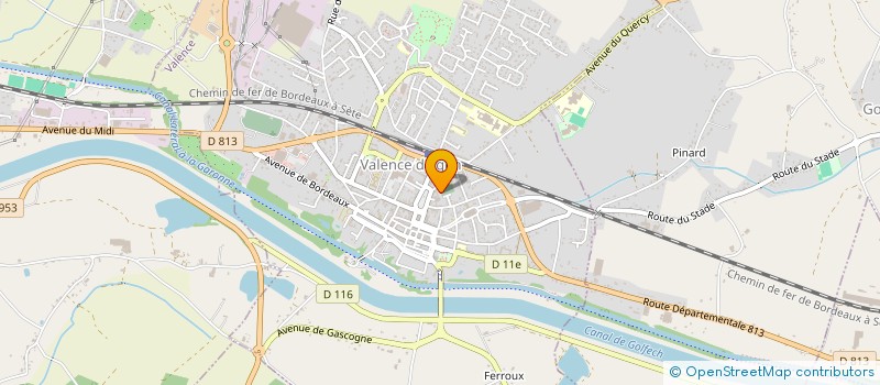 localisation de l'entreprise DEMO à VALENCE