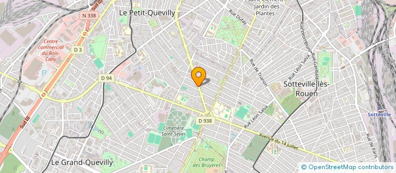 localisation de l'entreprise DEMO BAT à LE PETIT-QUEVILLY