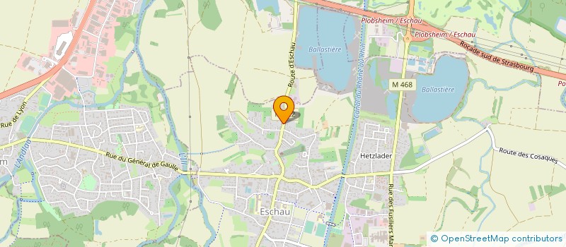 localisation de l'entreprise DEMO-BATI  ESCHAU