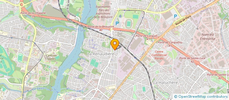 localisation de l'entreprise DEMO BATI SARL à NANTES
