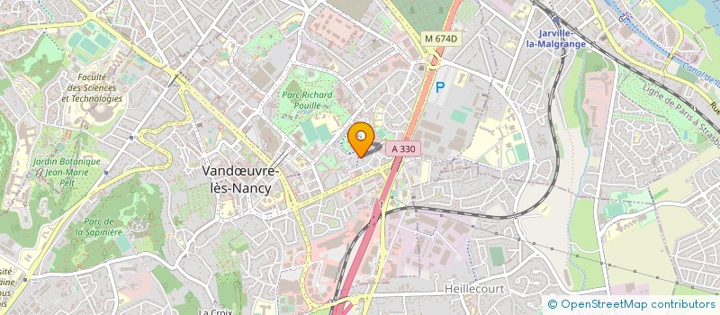 localisation de l'entreprise DEMO-BERS  VANDUVRE-LES-NANCY