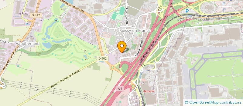 localisation de l'entreprise DEMO EXPRESS  ROISSY-EN-FRANCE